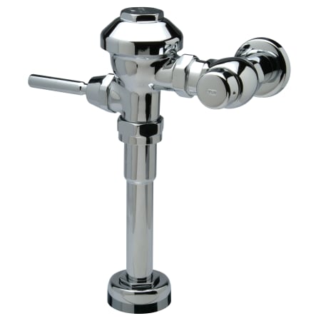 Zurn Aquaflush Plus 1.0 GPF Manual Urinal Flushometer for 1-1/4" Top Spud with Sweat Solder Kit, Stop Cap, and Cast Wall Flange Chrome