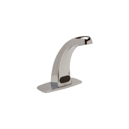 Zurn AquaSense 1.5 GPM Single Hole Electronic Bathroom Faucet with 6VDC Plug-In Power Converter, Cover Plate with 8" Centers, and Temperature Mixing Valve Chrome