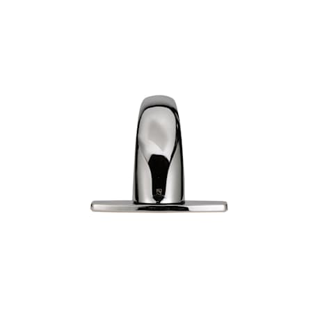 Zurn AquaSense 0.5 GPM Single Hole Commercial Touchless Bathroom Faucet with IR Sensing Stream Regulator, 4" Escutcheon, and Aerator Polished Chrome