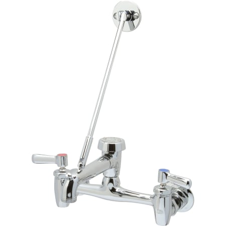 Zurn AquaSpec Wall-Mount Service Sink Faucet, Lead Free -Vacuum-Breaker, Pail Hook, Wall Brace, Metal Lever Handles Chrome