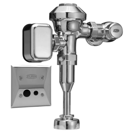 Zurn AquaSense 1.0 GPF Sensor Operated Flush Valve for 3/4" Urinals with Separate Sensor Box, Sweat Solder Kit, and Cast Wall Flange Chrome