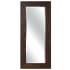 A and E Bath and Shower Modern 31-1/2" W x 71" H Rectangular Wood Framed Bathroom Mirror Wood Finish with Brown