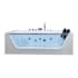 A and E Bath and Shower Penelope 70.87" Three Wall Alcove Acrylic Soaking Tub with Right Drain Glossy