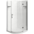 A and E Bath and Shower Risco 75" High x 38" Wide Shower Module Polished Chrome