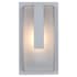 Access Lighting Neptune 1 Light Outdoor Wall Sconce - 13" Tall with Frosted Glass Shade Satin