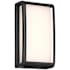 Access Lighting Montana 9" Tall LED Marine Grade Outdoor Wall Sconce Black / White