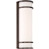 Access Lighting Cove 18" Tall LED Marine Grade Outdoor Wall Sconce Bronze