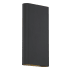 Access Lighting Lux 12" Tall LED Wall Sconce- 3000K Black / Frosted