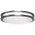 Access Lighting Solero II 19" Wide LED Flush Mount Drum Ceiling Fixture Bronze