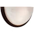 Access Lighting Crest 2 Light 13" Wide ADA Compliant Alabaster Wall Sconce Oil Rubbed Bronze / Alabaster