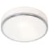 Access Lighting Aero 10" Wide Flush Mount Drum Ceiling Fixture - 2700K Chrome / Opal
