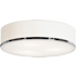 Access Lighting Aero 3 Light 16" Wide Flush Mount Ceiling Fixture Chrome / Opal