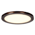 Access Lighting Disc 8" Wide LED Flush Mount Drum Ceiling Fixture Bronze / Acrylic