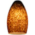 Access Lighting Inari Silk 5" W x 9" L Glass Lighting Shade Brown Stone