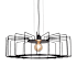 Access Lighting Wired 23" Wide LED Drum Chandelier Black