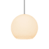 Access Lighting Nitrogen 1 Light 14" Wide Pendant with Frosted Glass Shade Brushed Steel / Opal