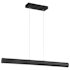 Access Lighting Carmel 48" Wide LED Linear Chandelier with Cylinder Shade Matte Black