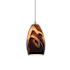 Access Lighting Sydney 1 Light Mini Pendant Brushed Steel / Inca