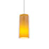 Access Lighting Sydney 1 Light Mini Pendant Brushed Steel / Amber