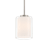 Access Lighting Seville 7" Wide LED Mini Pendant Brushed Steel