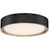 Access Lighting Malaga 16" Wide LED Flush Mount Ceiling Fixture Matte Black / White
