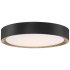 Access Lighting Malaga 20" Wide LED Flush Mount Drum Ceiling Fixture Matte Black