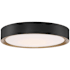 Access Lighting Malaga 24" Wide LED Flush Mount Ceiling Fixture Matte Black / White