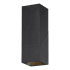Access Lighting Transformer 3" Wide LED Flush Mount Outdoor Ceiling Fixture - 3000K Black / Clear