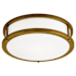 Access Lighting Conga 3 Light Flush Mount Ceiling Fixture Bronze / Opal