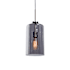 Access Lighting Simplicite Single Light 7" Wide Mini Pendant Black Chrome