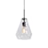 Access Lighting Simplicite Single Light 9" Wide Mini Pendant Black
