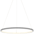 Access Lighting Anello 24" Wide LED Ring Chandelier Gray