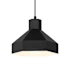 Access Lighting Poly 11" Wide Pendant Matte Black