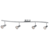 Access Lighting Cobra 4 Light Ceiling or Wall Spotlight Brushed Steel