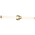 Access Lighting Retreat 36" Wide LED Bath Bar Antique Brushed Brass / Opal