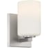 Access Lighting Sienna 7" Tall Bathroom Sconce Brushed Steel