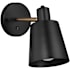 Access Lighting Dalton 8" Tall Wall Sconce Black / Antique Brushed Brass