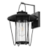 Acclaim Lighting Stockwell 14" Tall Outdoor Wall Sconce with Seedy Glass Shade Matte Black