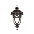 Acclaim Lighting Naples 1 Light 20.5" Height Outdoor Pendant Marbleized Mahogany