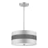 Acclaim Lighting Harmony 19" Wide Pendant / Semi-Flush Ceiling Fixture Metallic Silver