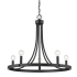 Acclaim Lighting Sawyer 5 Light 25" Wide Chandelier Matte Black