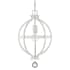 Acclaim Lighting Callie Single Light 12" Wide Crystal Pendant Country White