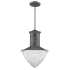 Acclaim Lighting Skylar Single Light 16" Wide Pendant with Halophane Glass Shade Ash