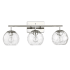 Acclaim Lighting Mackenzie 3 Light 26" Wide Vanity Light Polished Nickel