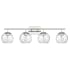 Acclaim Lighting Mackenzie 4 Light 36" Wide Vanity Light Polished Nickel