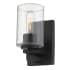 Acclaim Lighting Orella 8" Tall Bathroom Sconce Matte Black