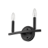 Acclaim Lighting Sawyer 2 Light 12" Wide Vanity Light Matte Black