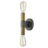 Acclaim Lighting Cumberland 2 Light 8" Tall Wall Sconce Wood Finish