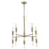 Acclaim Lighting Perret 10 Light 26" Wide Chandelier Aged Brass