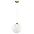 Acclaim Lighting Solea 10" Wide Pendant Antique Brass